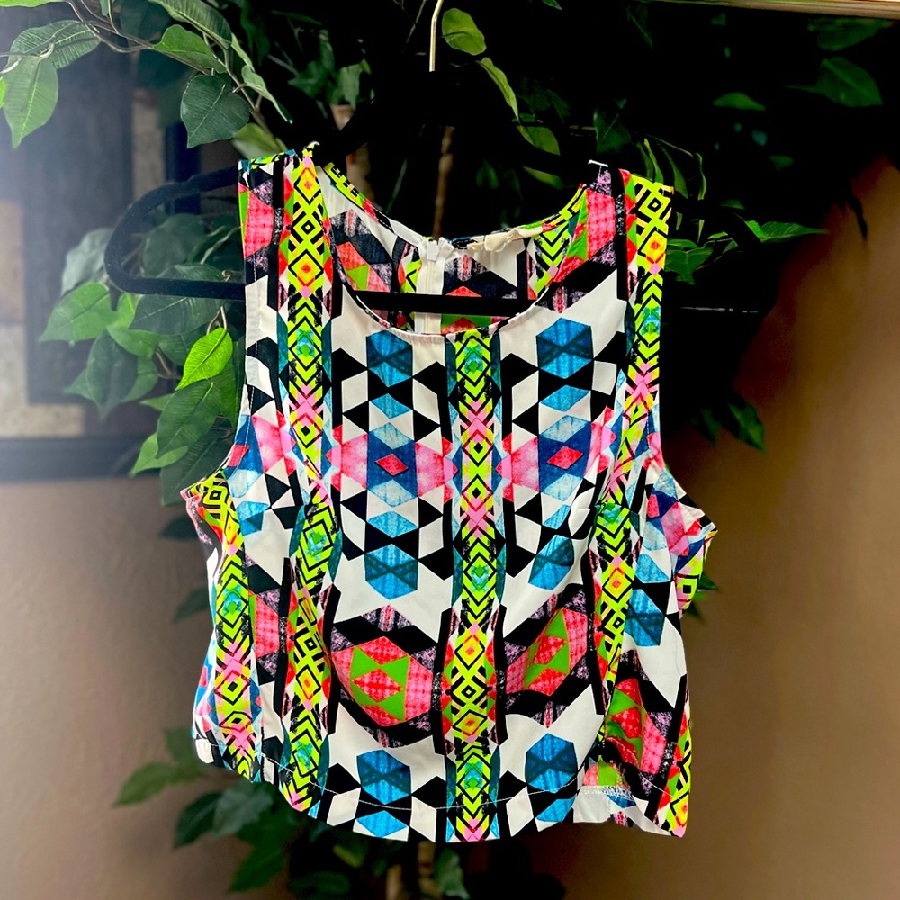 Freeway Crop Top Size Small